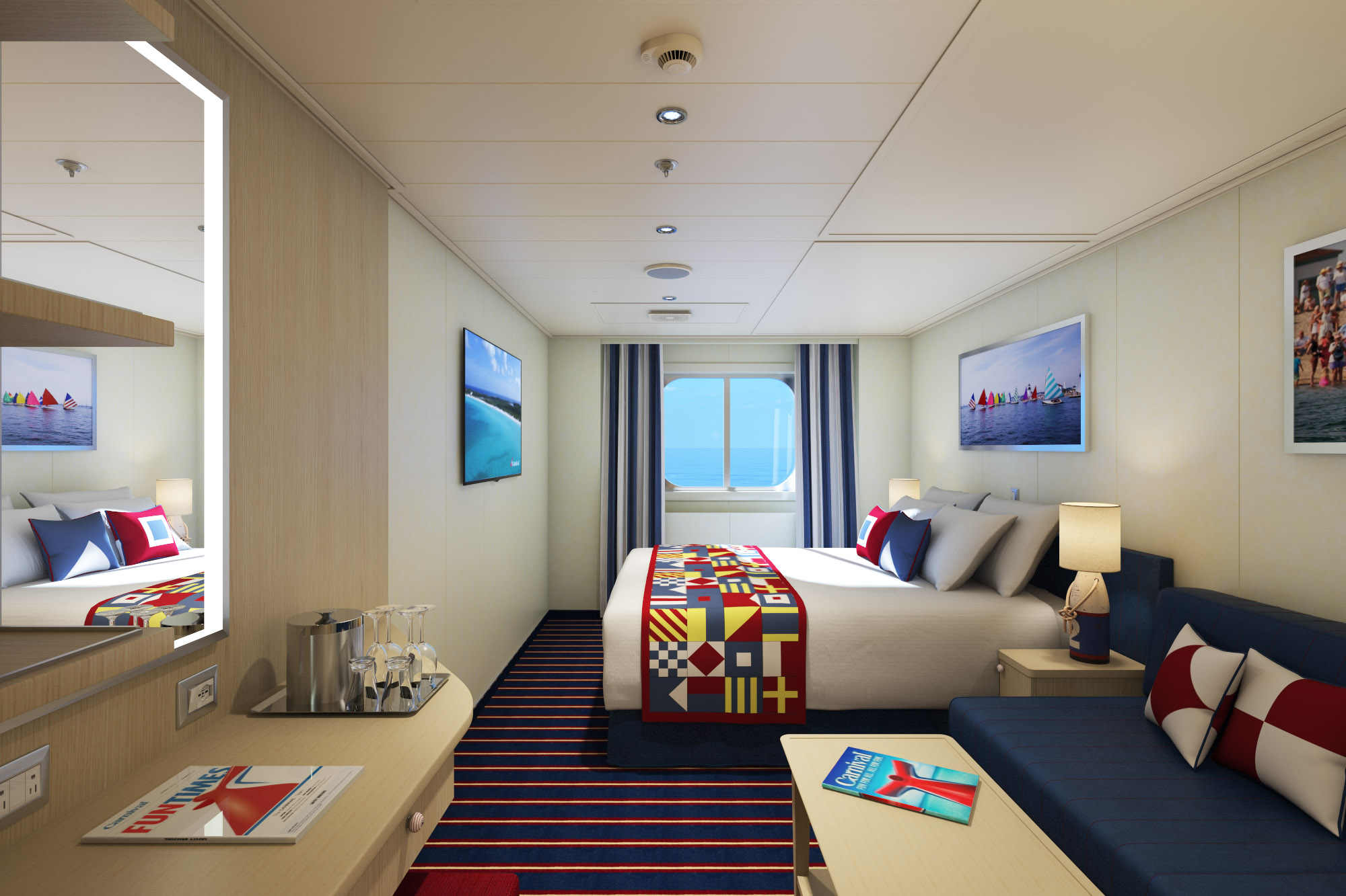 Carnival Cruise Line, Carnival Horizon, Family Harbour Deluxe Ocean View