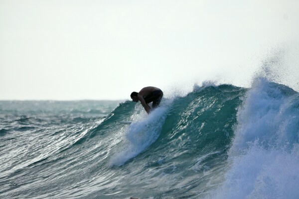 Surfing, St. Thomas, USVI