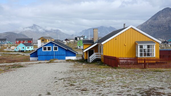 Typical houses in Greenland