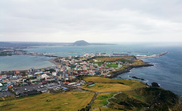 View from Seongsan Ilchulbong, Jeju Island, South Korea