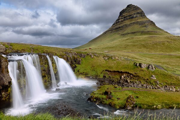 Waterfall at Grunarfjordur