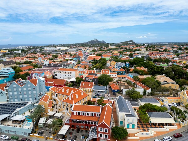 Aerial View of Willemstad, Curaçao