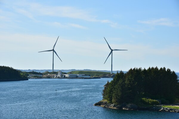 Wind Turbines, Haugesund, Norway