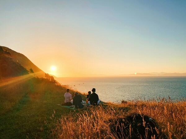Mākara Beach Sunset, Wellington
