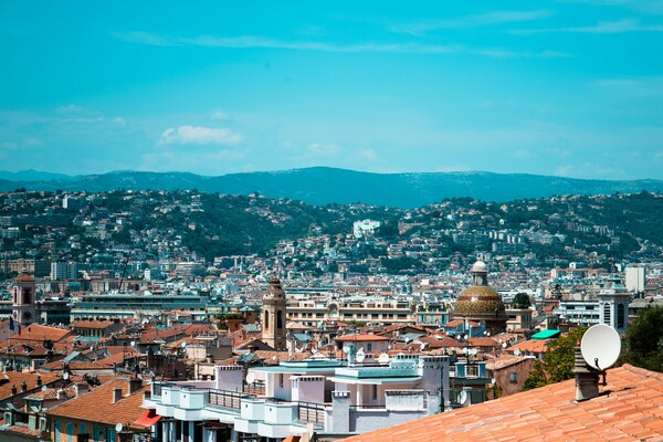 Skyline of Nice, France