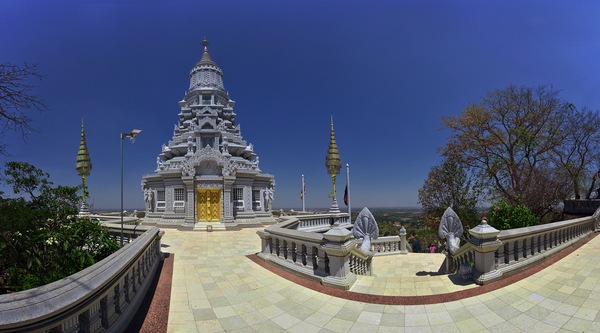 Temple in Oudong, Cambodia