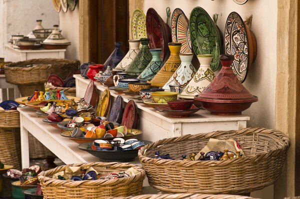 Market stall in Tangier