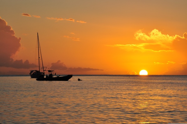 Sunset in Guadeloupe