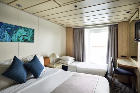 Marella Cruises, Marella Voyager, Balcony Cabin Large Balcony 1 ©Tom Fallon.jpg