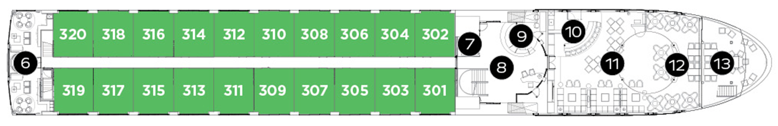 Royal Deck deck plan