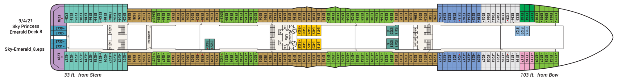 Deck 8 -Emerald plan