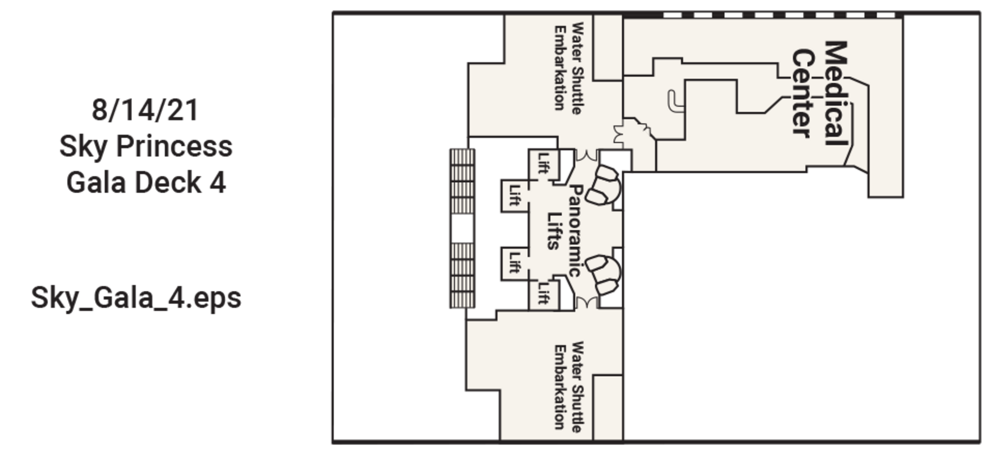 Deck 4 - Gala plan