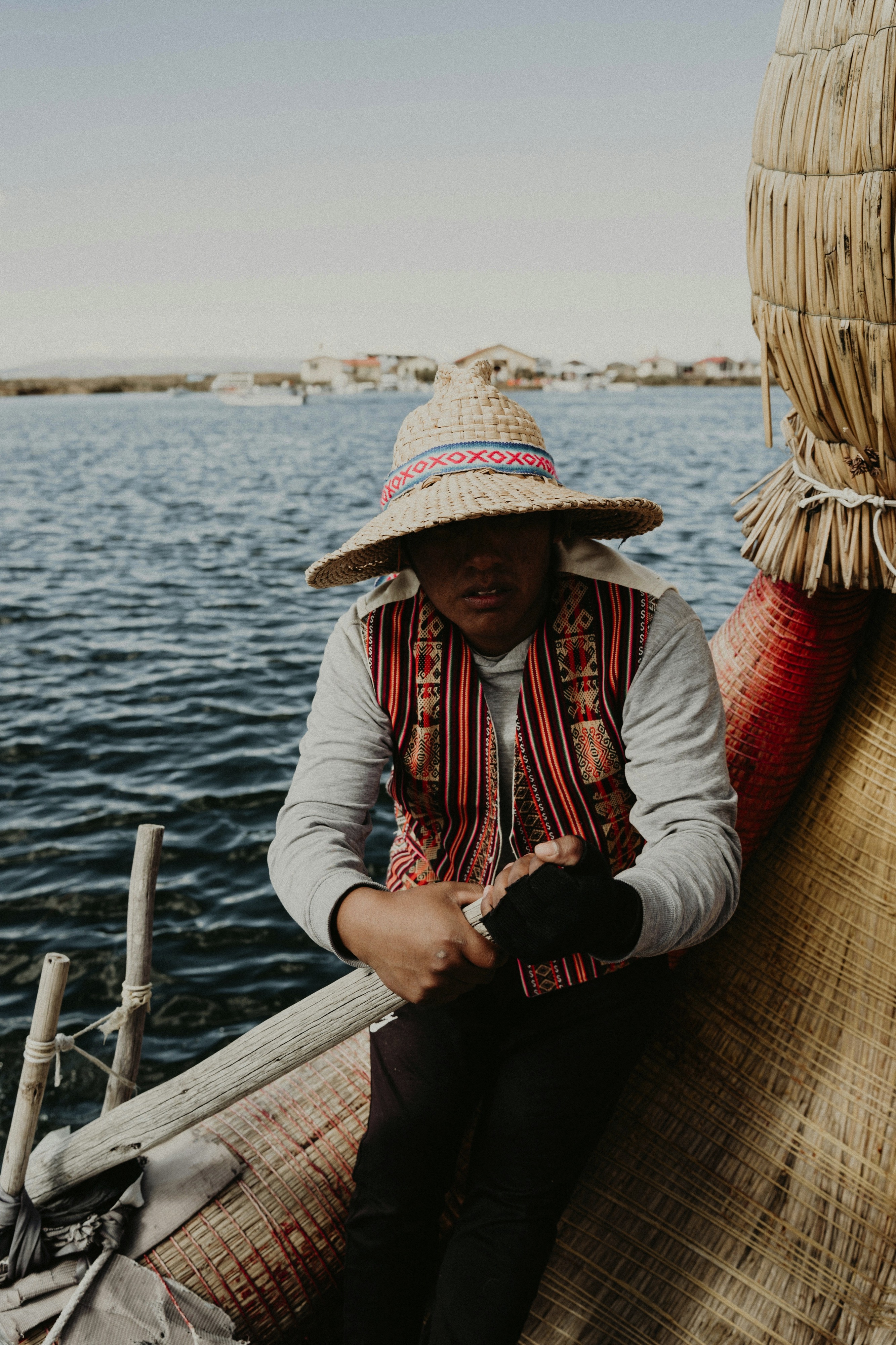 Isla de Los Urus, Titicaca, Puno, Peru