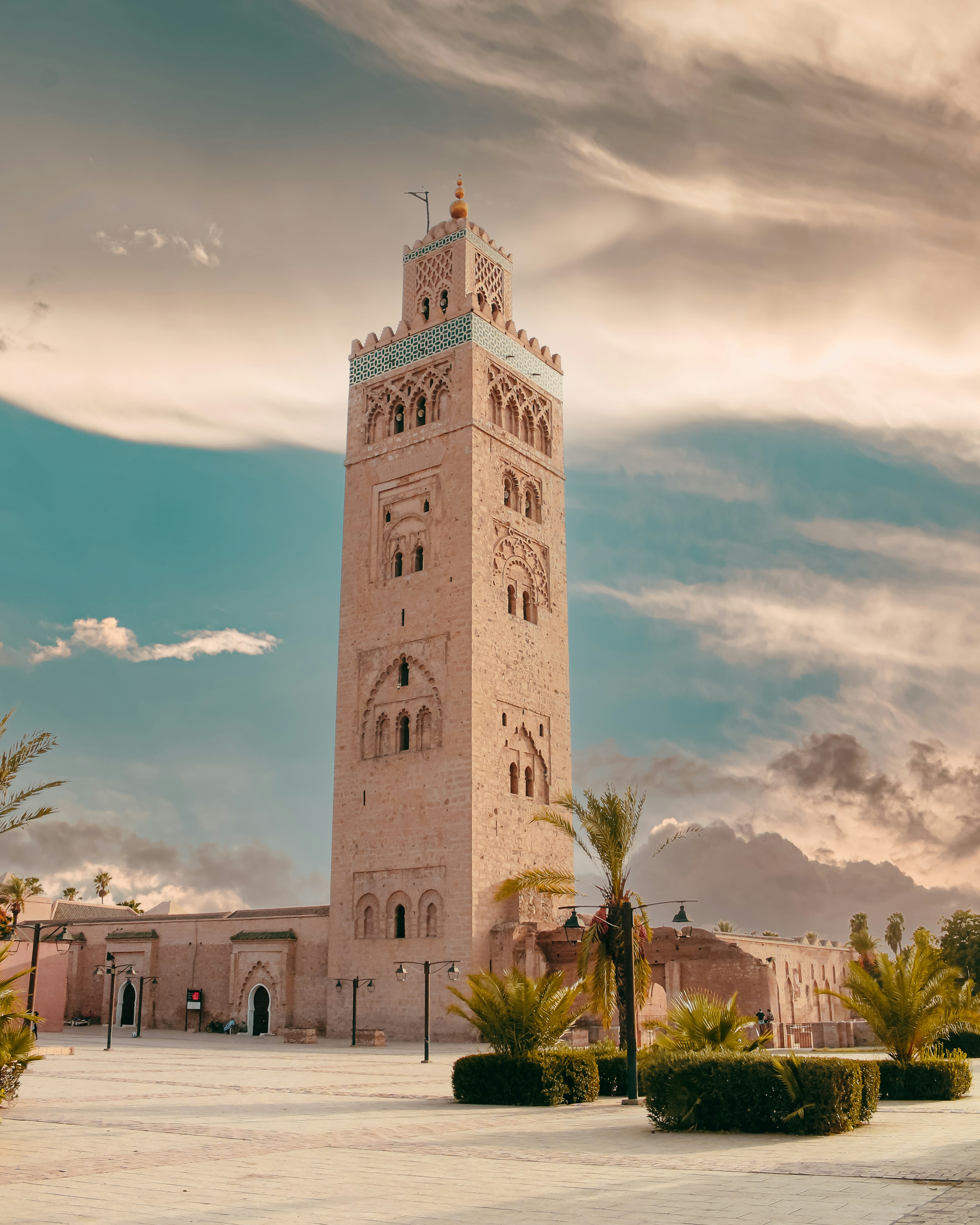 The gorgeous Koutoubia mosque of Marrakech