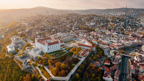 Aerial View of Bratislava