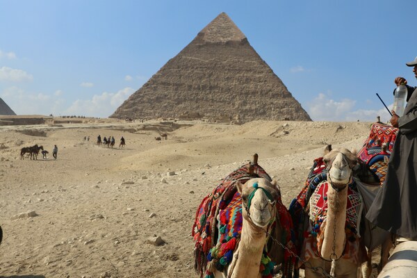 The Geat Pyramids of Giza, Cairo