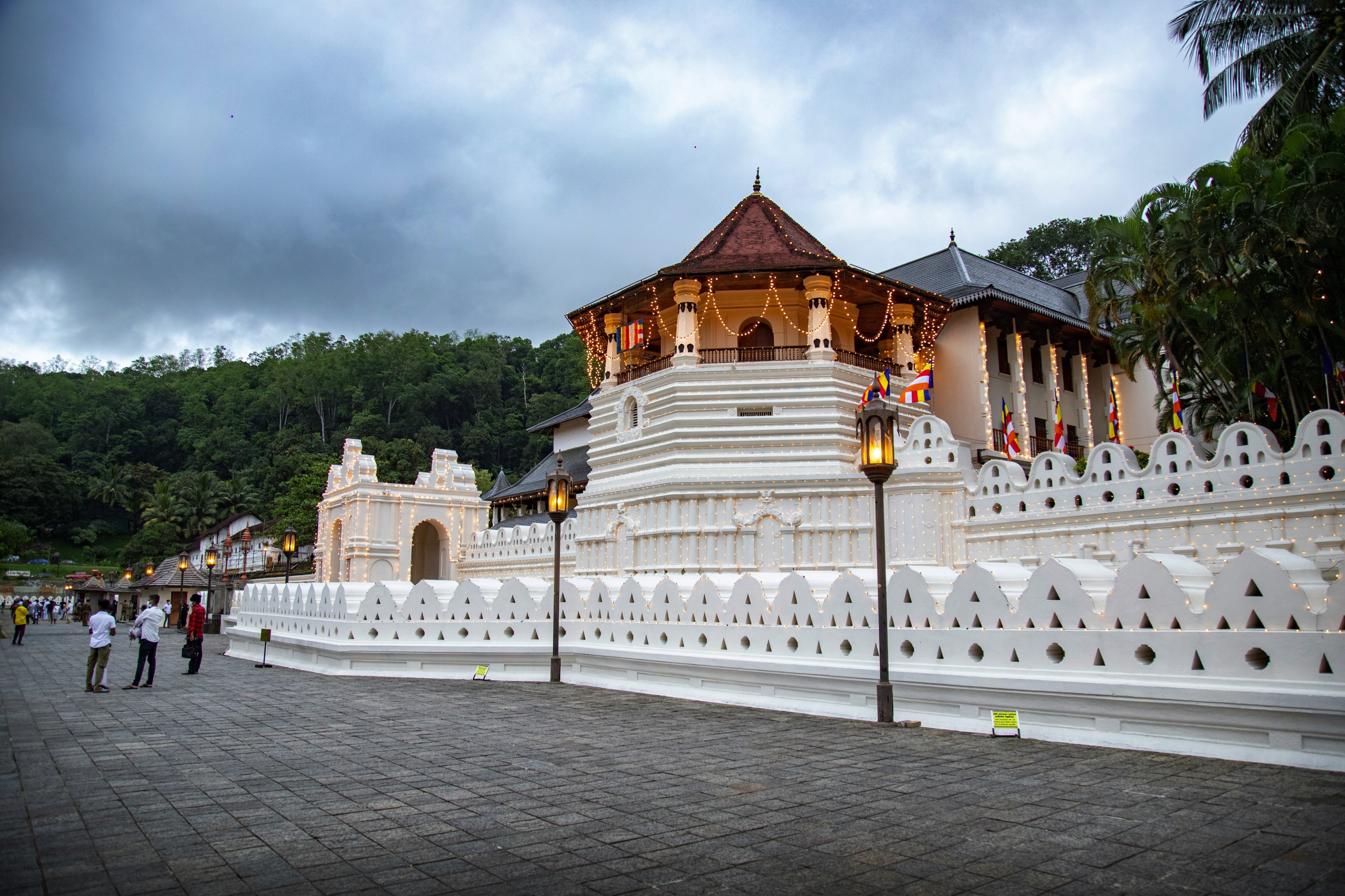 The Temple of the Sacred Tooth Relic or Sri Dalada Maligawa, is a Buddhist temple in Kandy, Sri Lanka