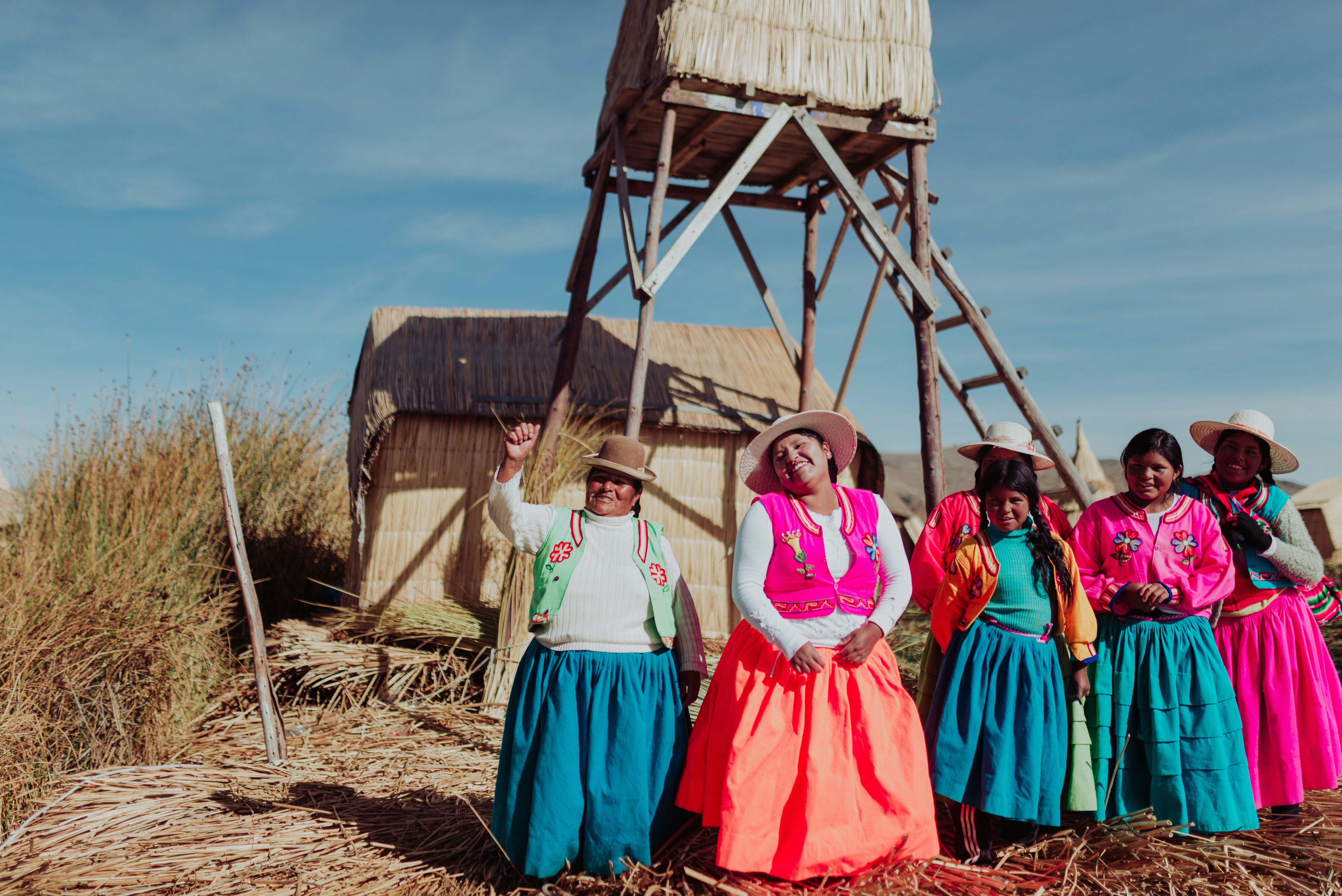 Floating islands, Lake Titicaca