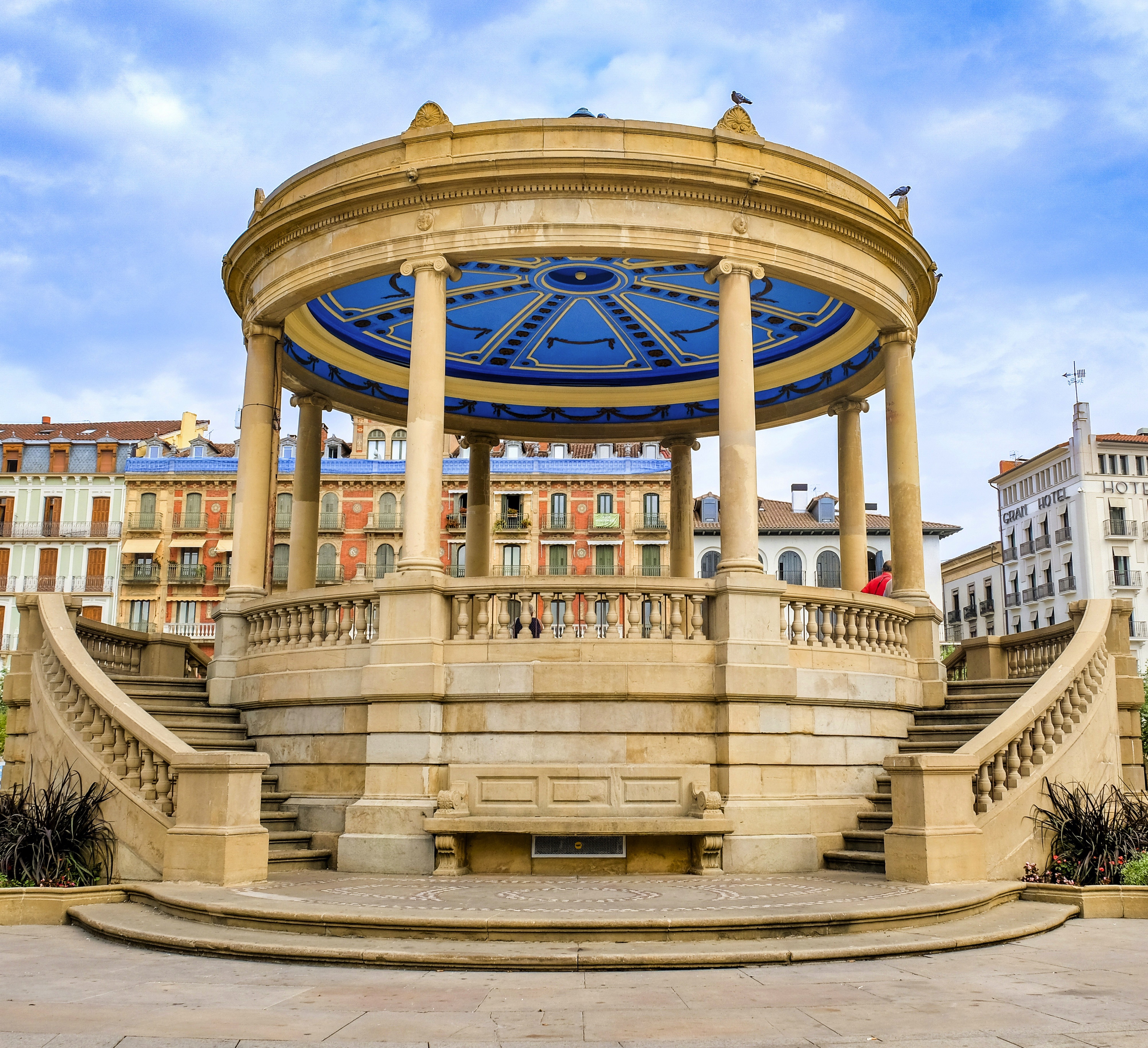 Plaza del Castillo, Pamplona, Spain