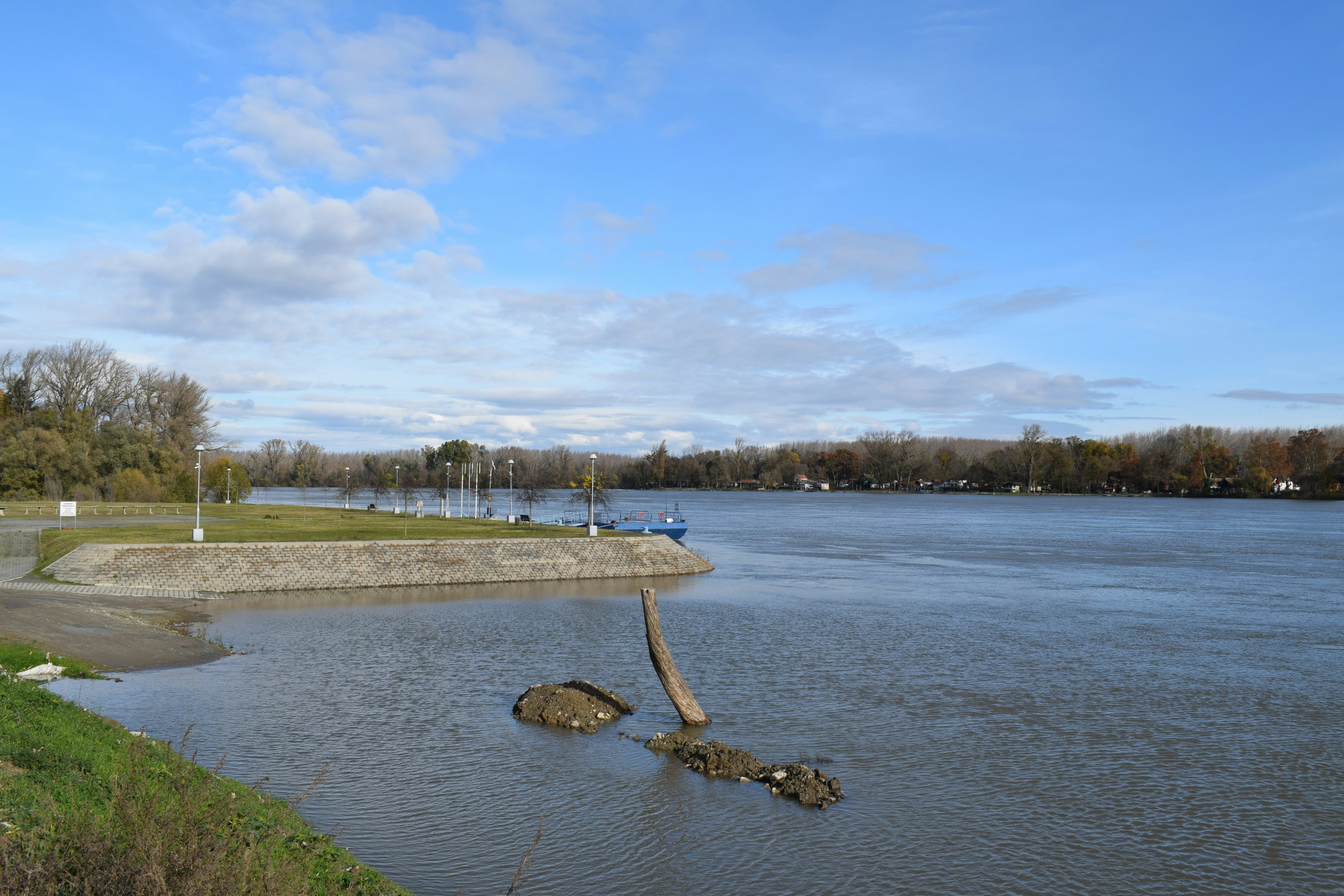 Dunav river in Batina, Croatia. Batina, Croatia