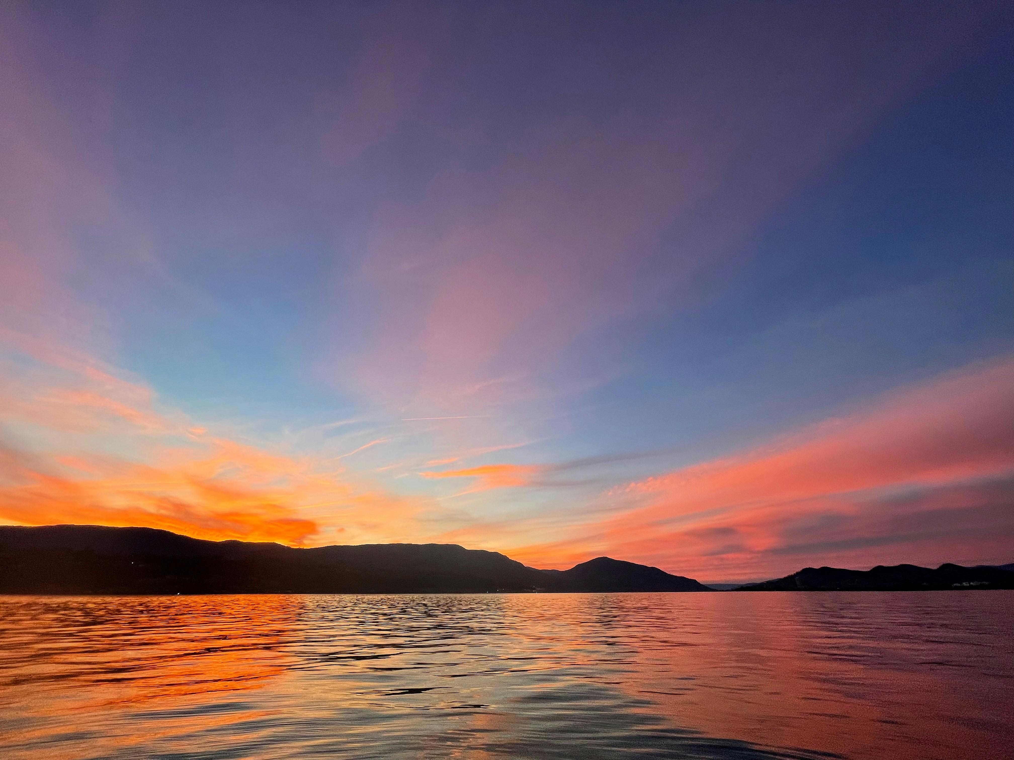 Okanagan sunsets, British Columbia, Canada