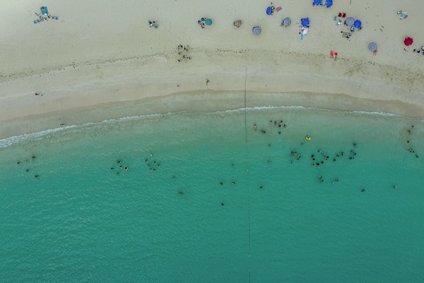 Flamenco beach in Culebra, Puerto Rico