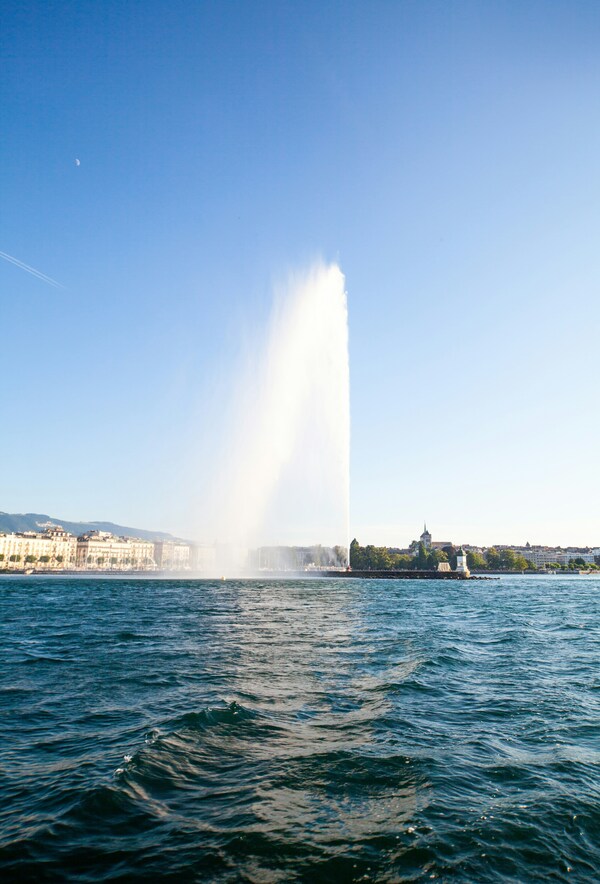 Lake Léman in Geneva, Switzerland