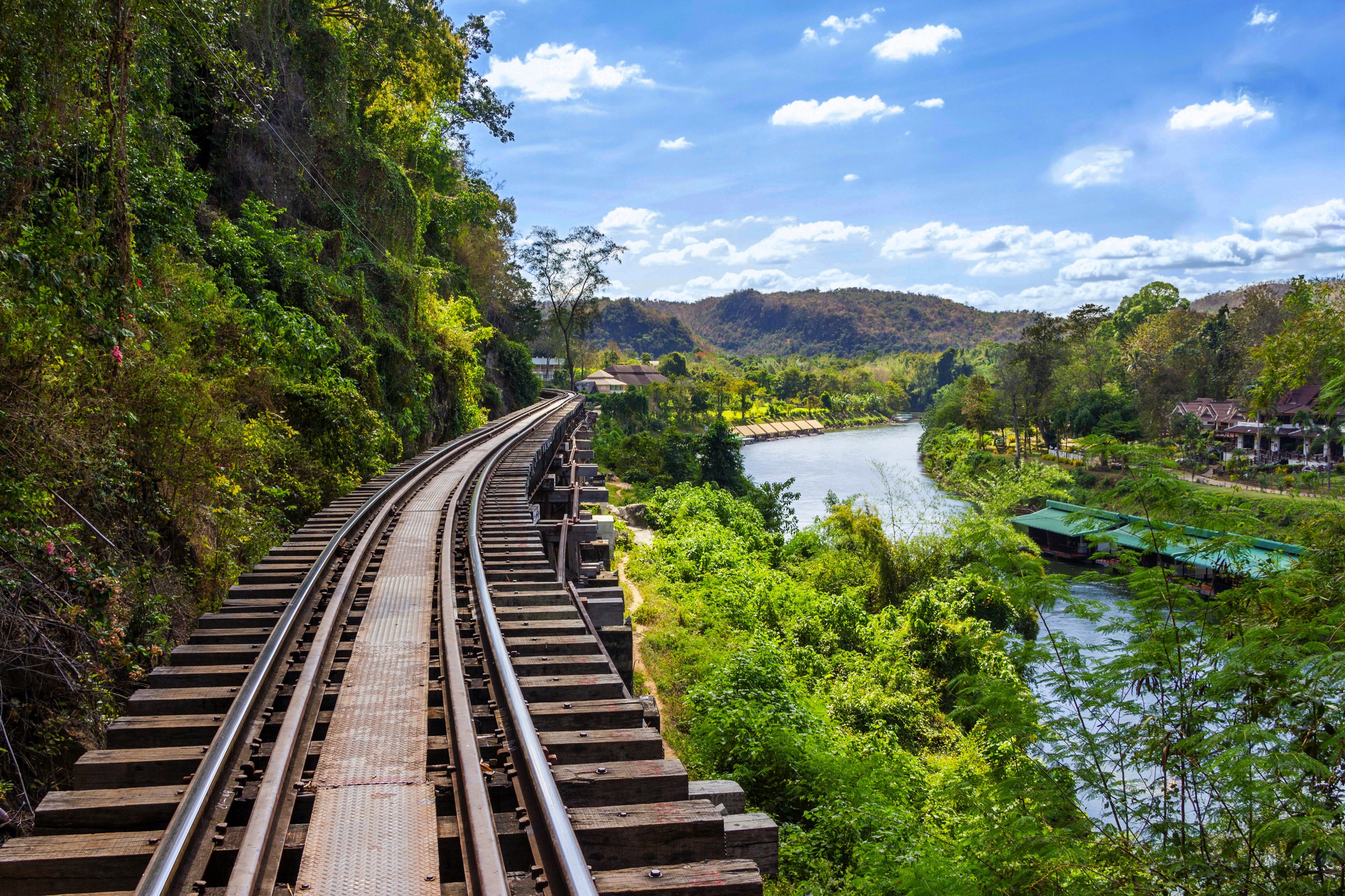 The Dead Railway, Kanchanaburi, Thailand