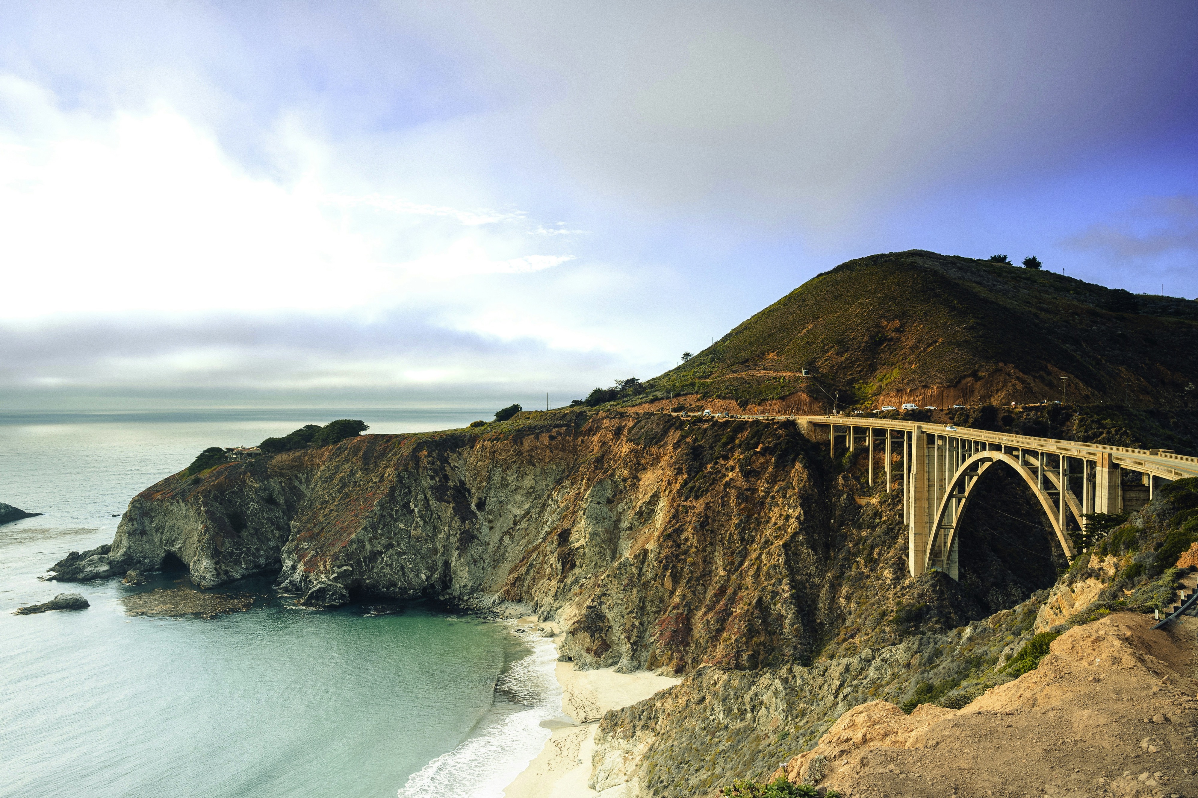 Bixby Bridge Point of view, Coast Road, Monterey, CA, USA