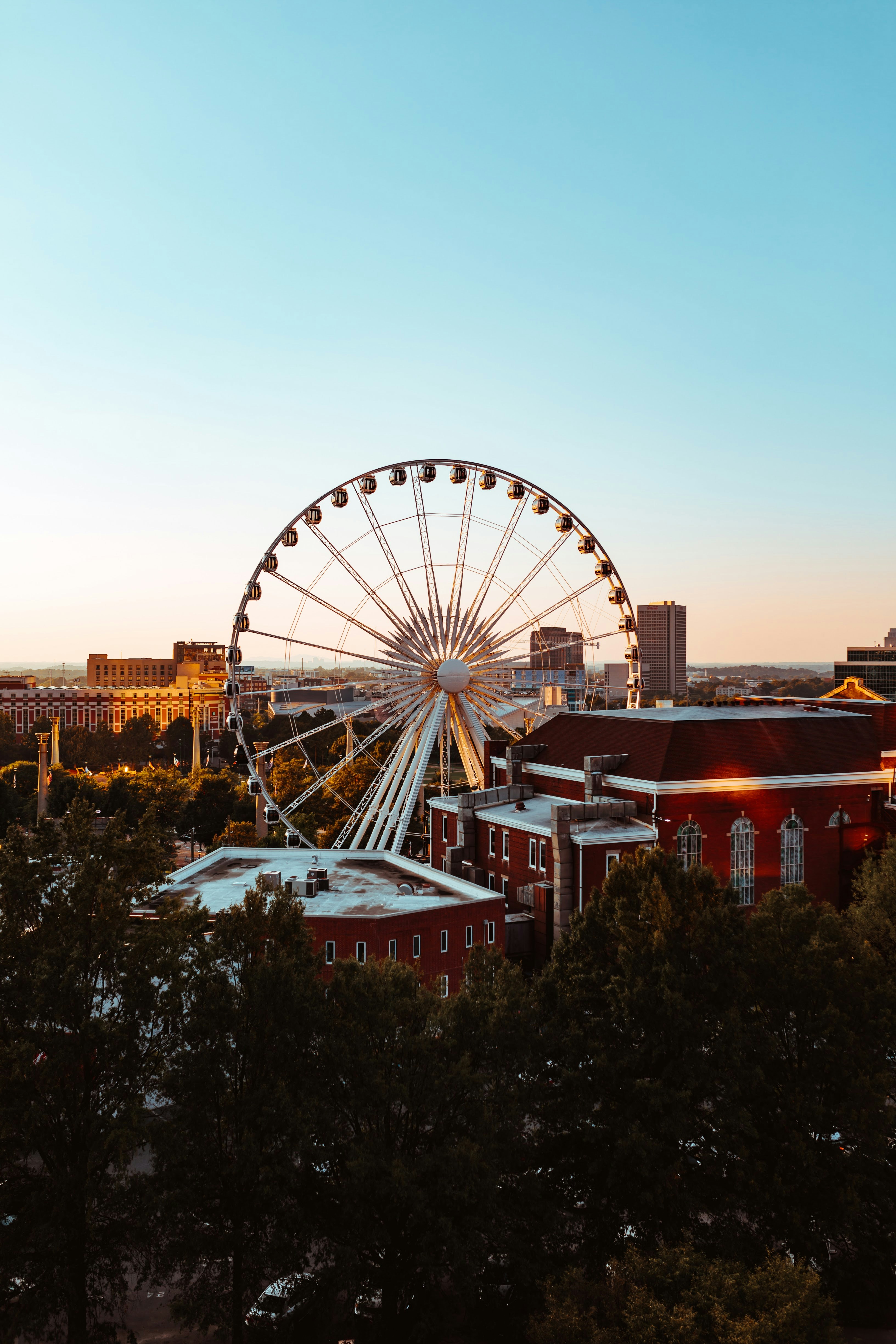 Ferris Wheel at Sunset, Atlanta, United States