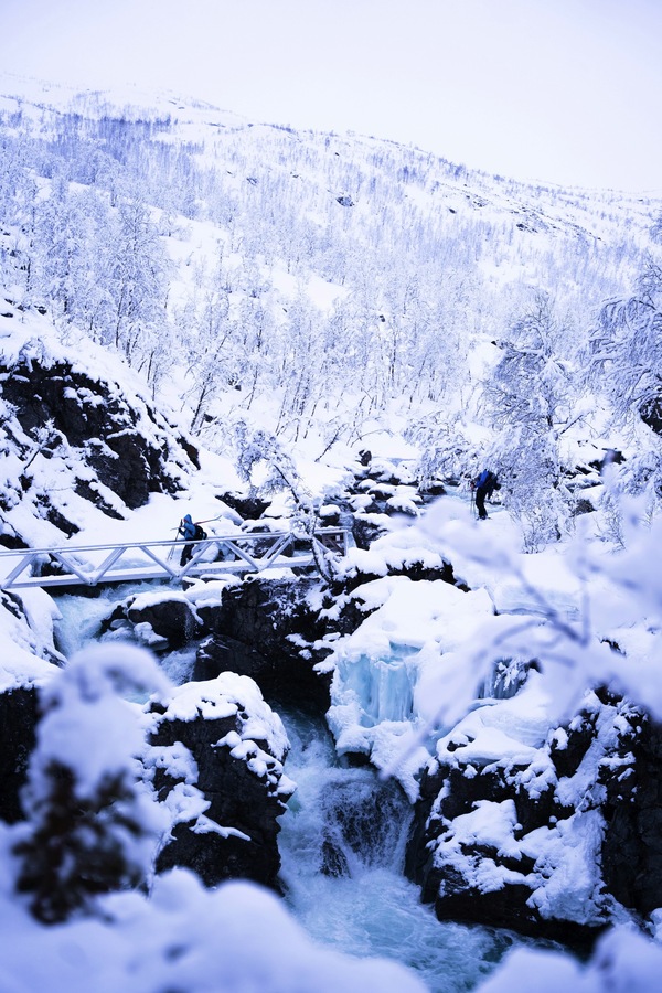 Trail to Daltinden, Lyngen