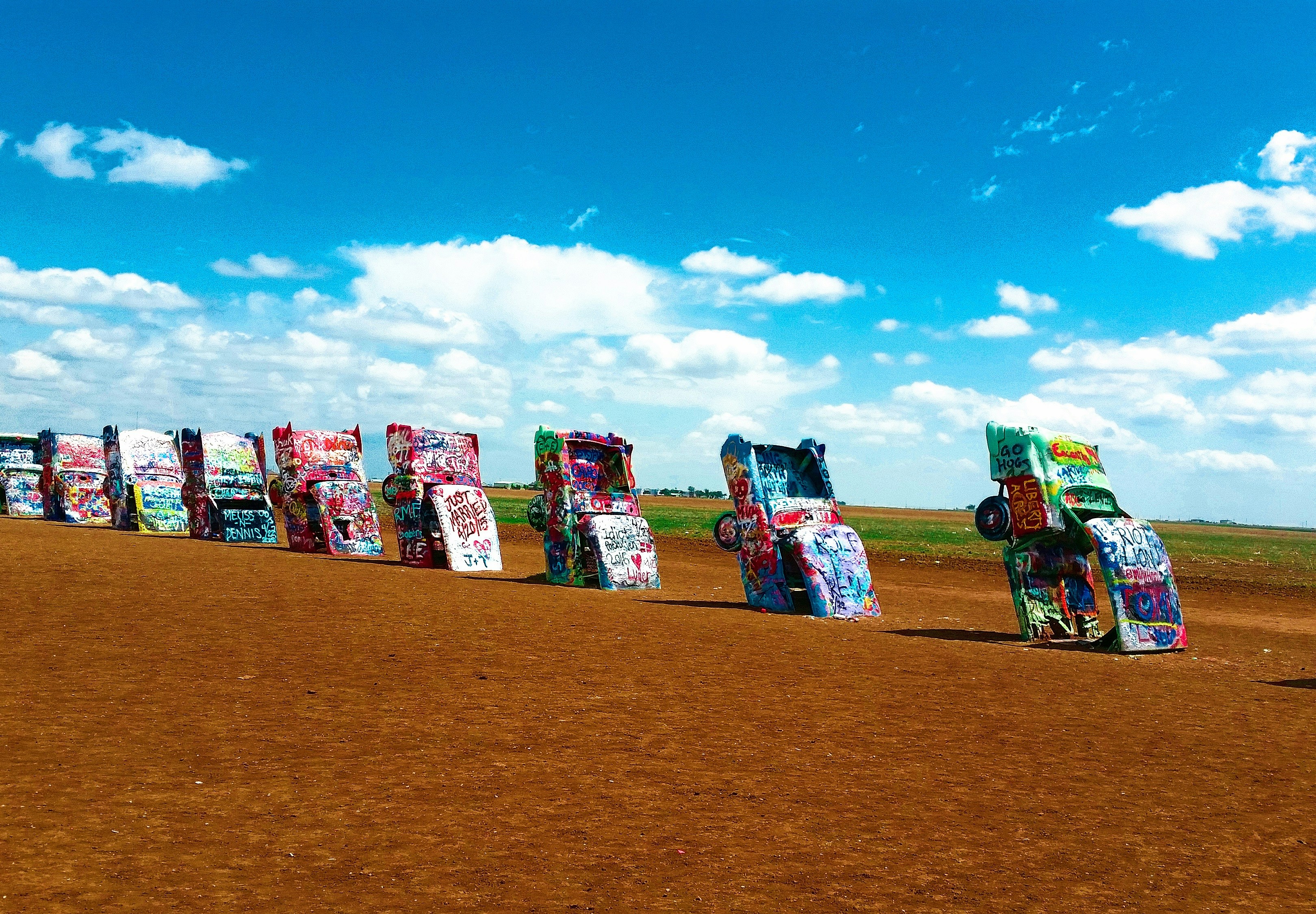 Cadillac Ranch, Interstate 40 Frontage Road, Amarillo, TX, USA