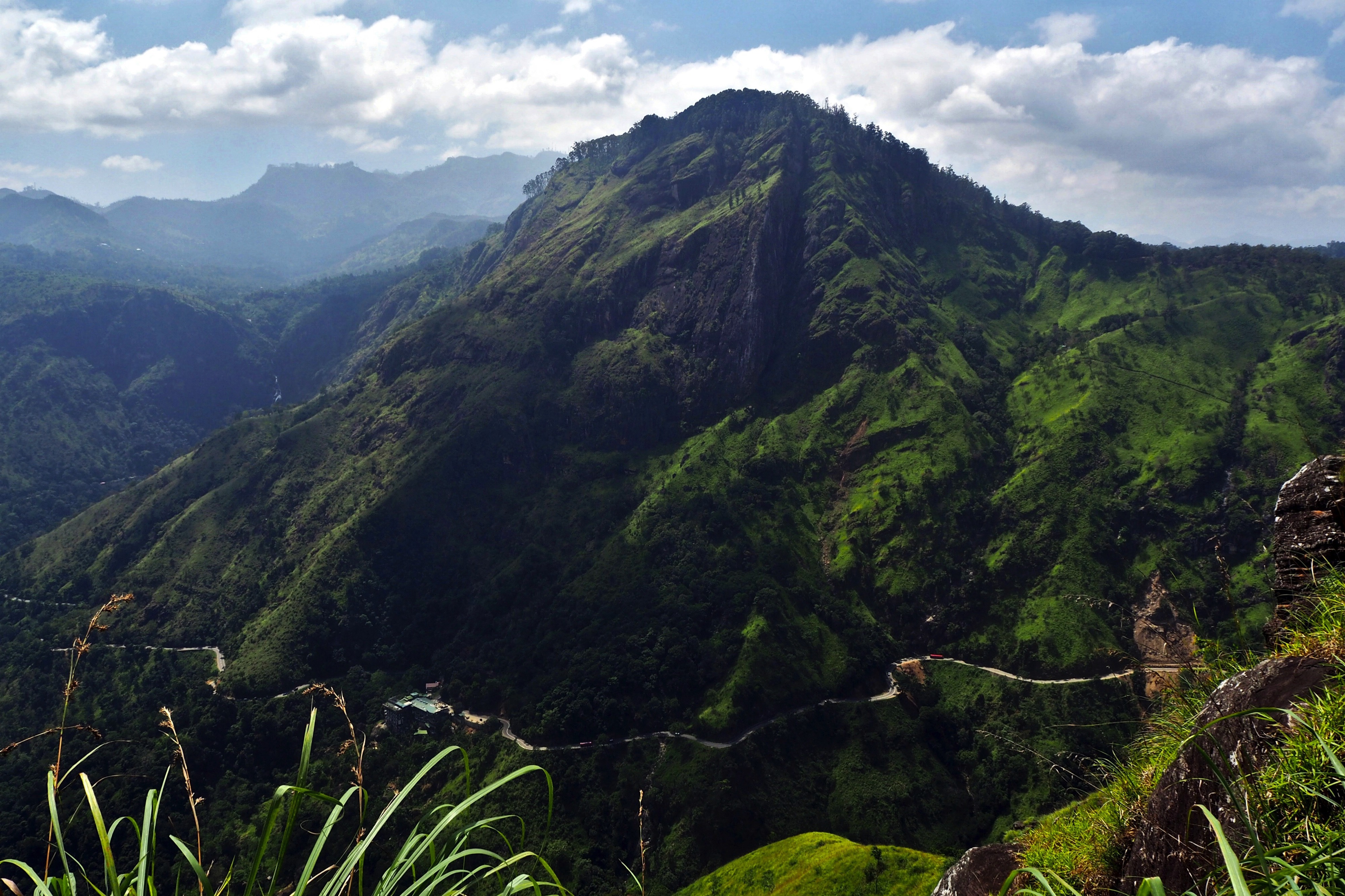 View from the top of Little Adam's Peak in Ella, Sri Lanka.