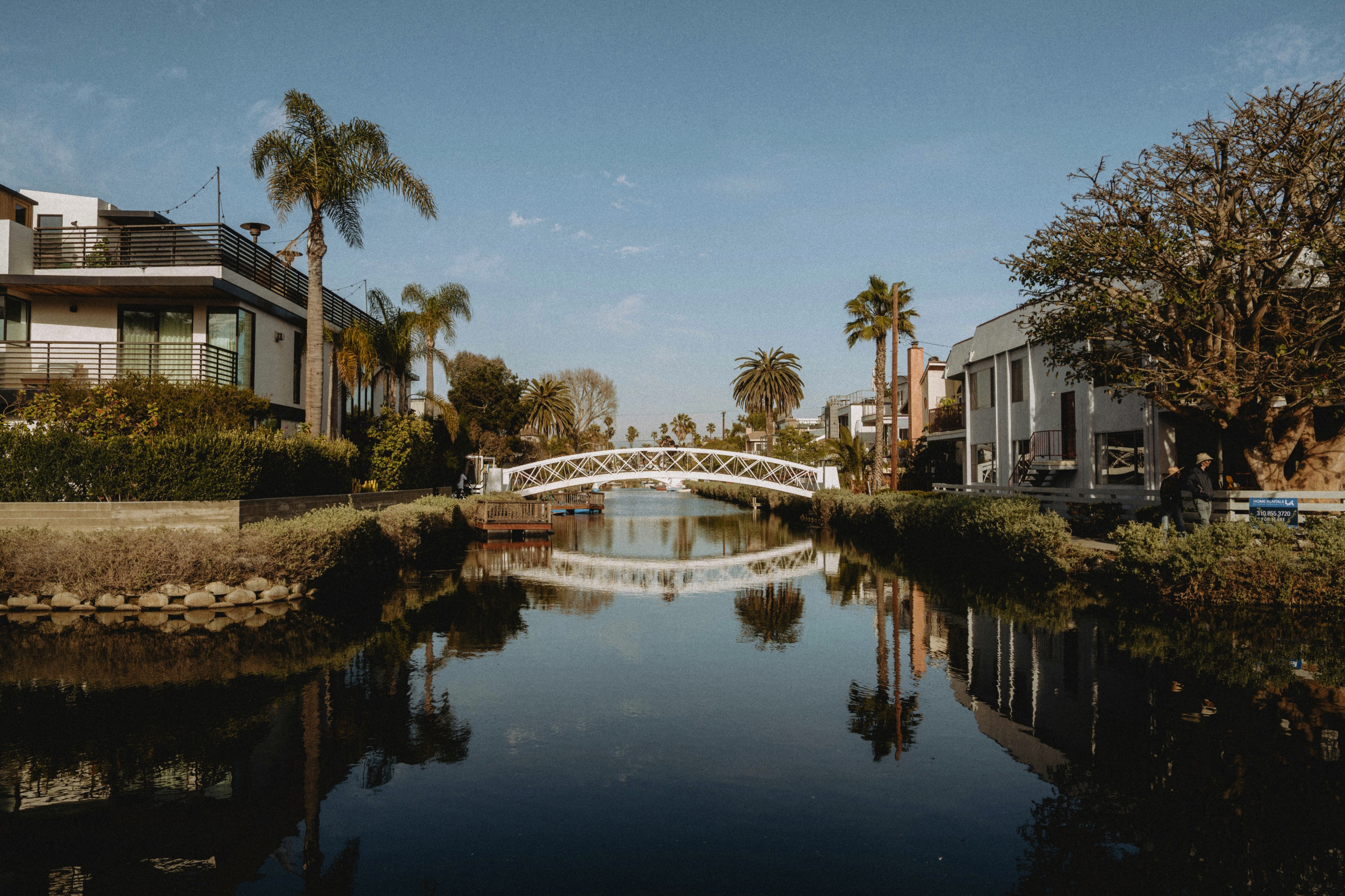 Venice beach canals, Venice Beach, Los Angeles, United States