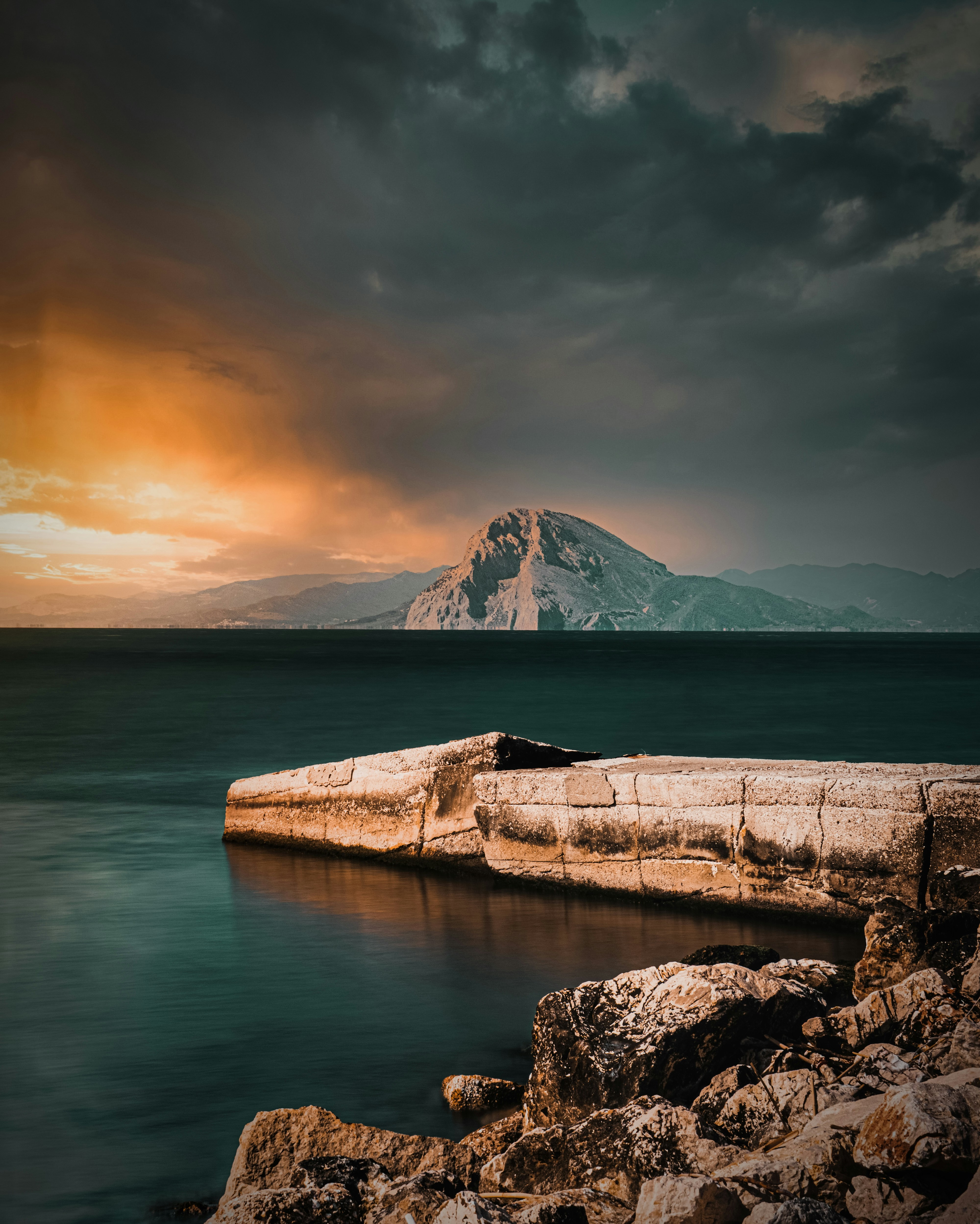 View of the gulf of Patras, Greece