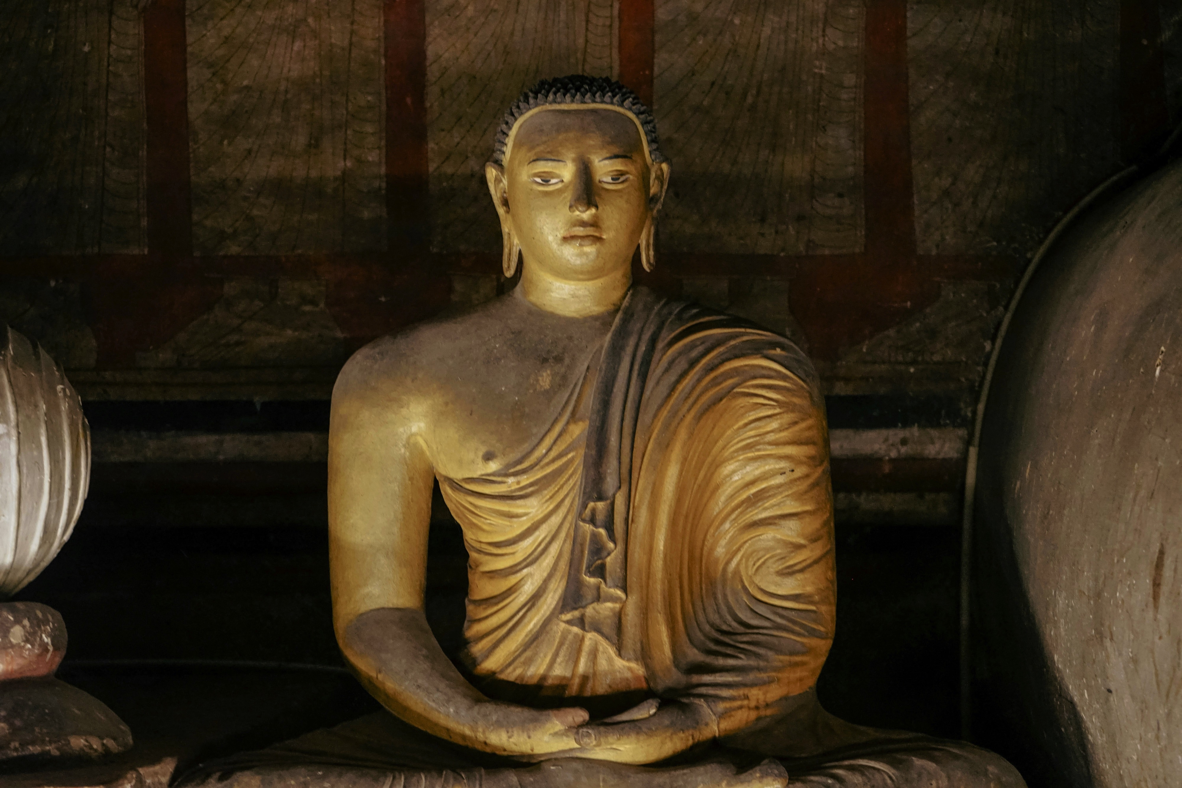 Buddha in Dambulla Cave Temple, Sri Lanka