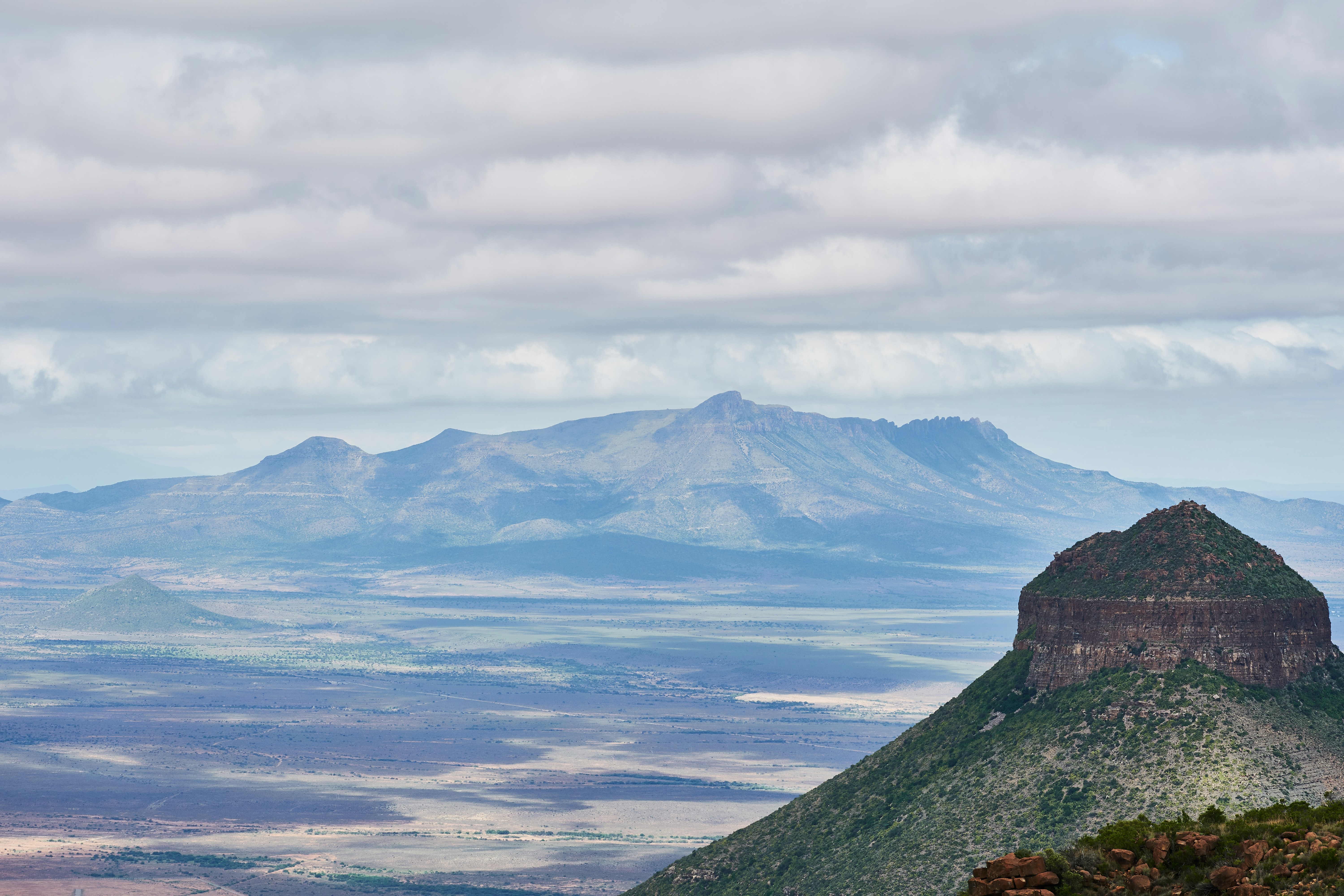 View from The Valley of desolation in the direction of Graaff Reinet