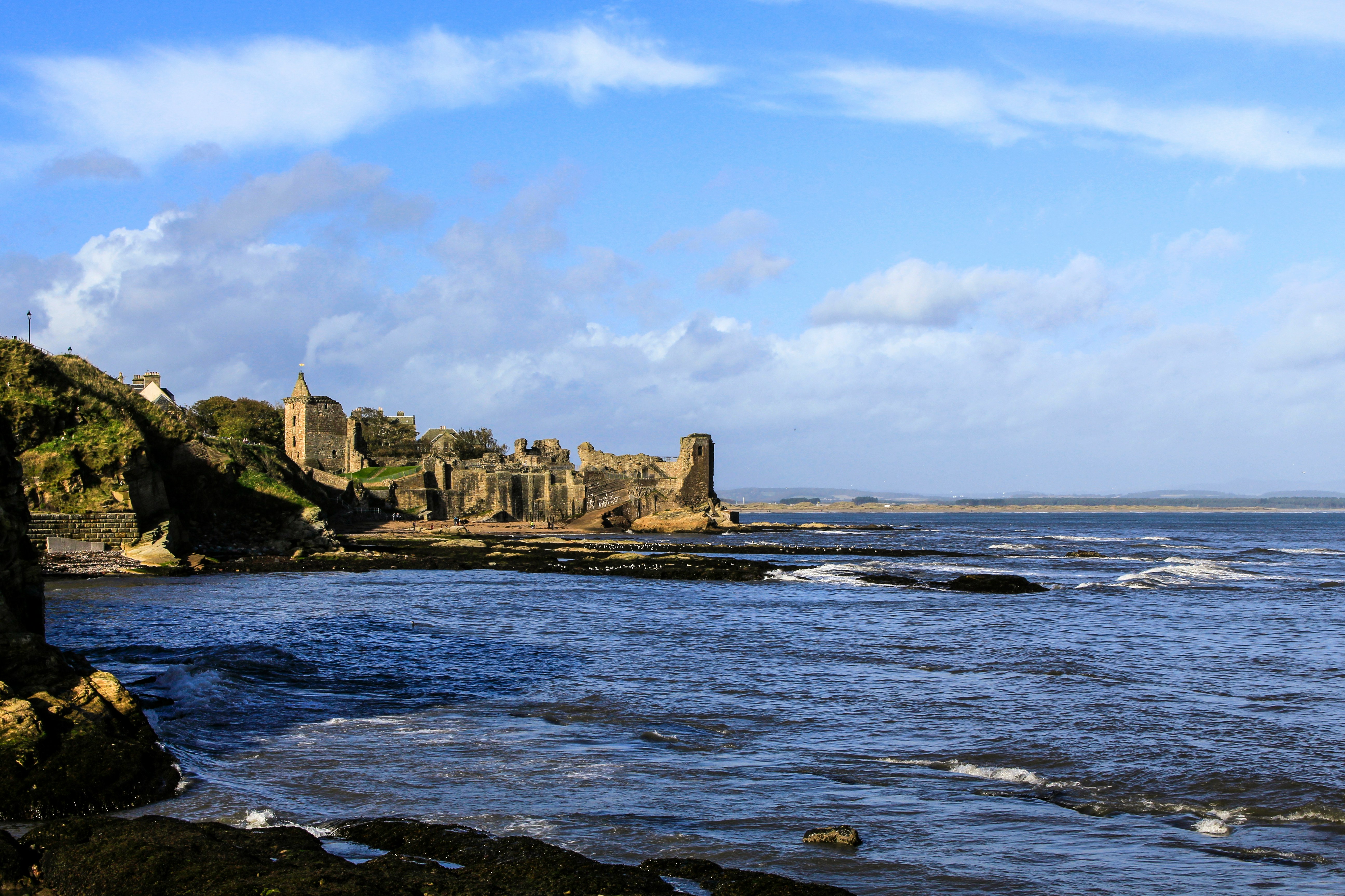 Old Castle in Saint Andrews, Scotland