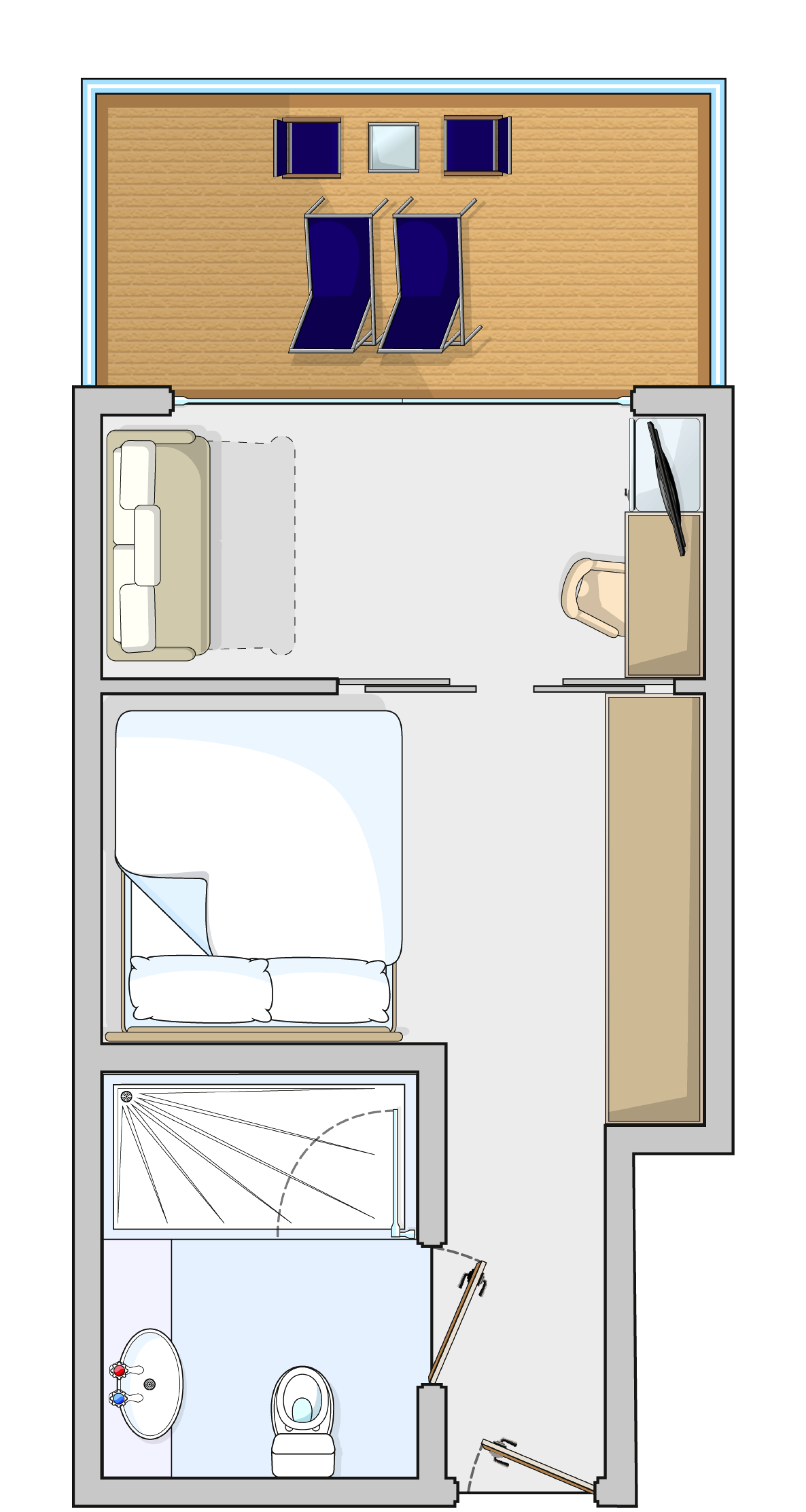 Deluxe Balcony Cabin