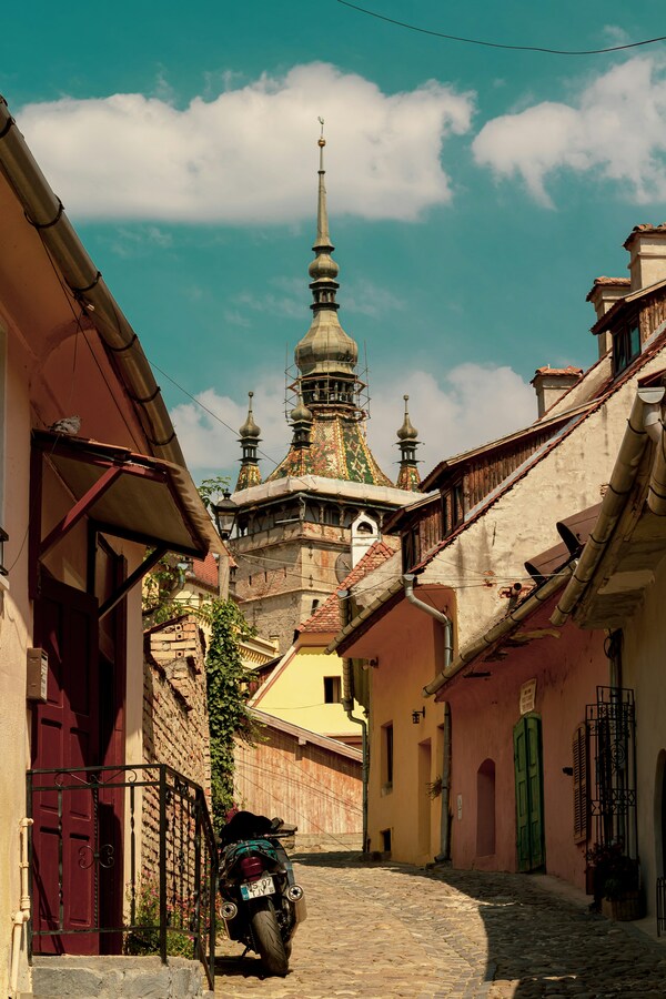 Sighisoara citadel, the only inhabited medieval fortress in Europe.