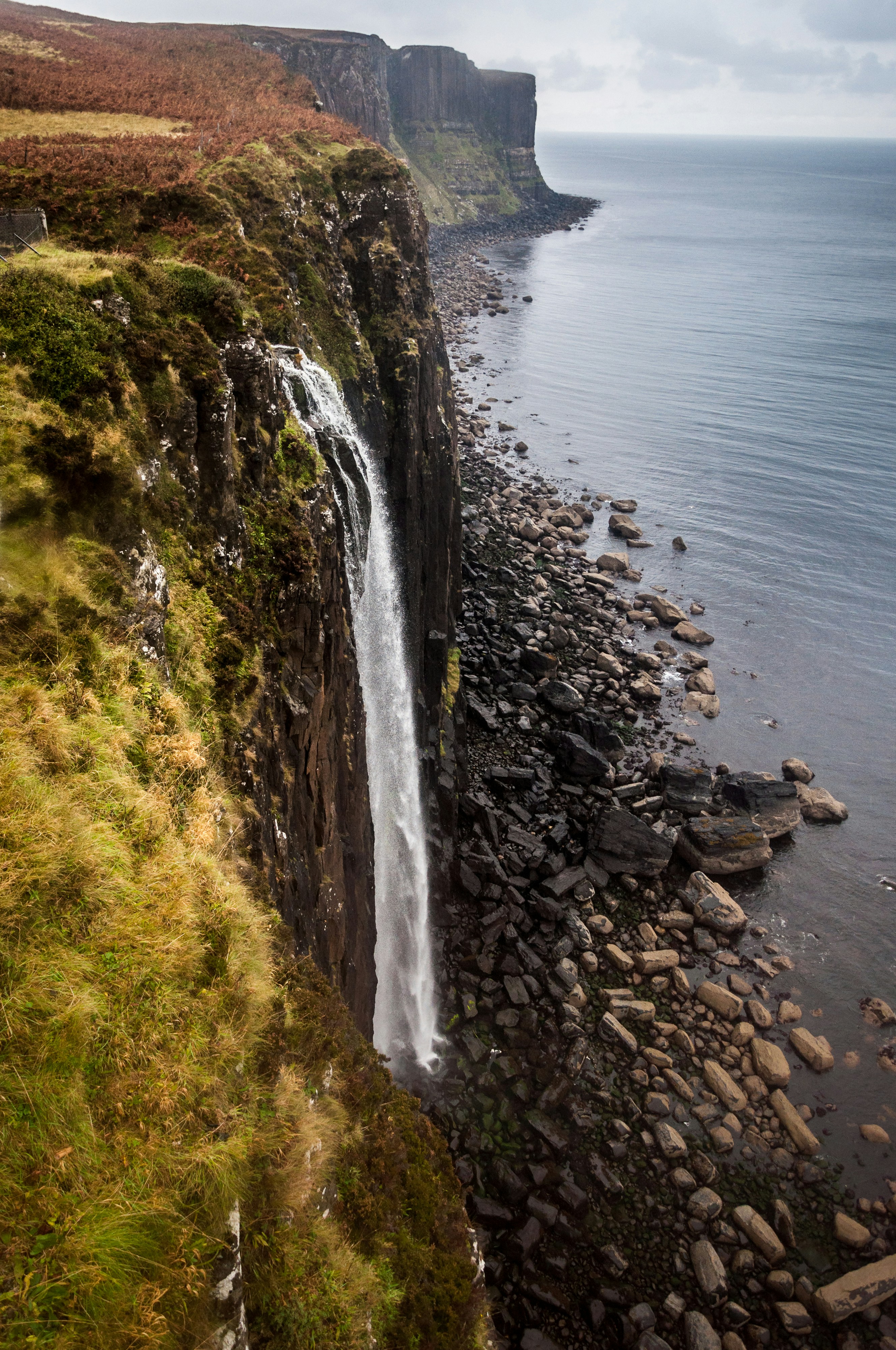Kilt Rock and Mealt Falls , Isle of Skye, Scotland