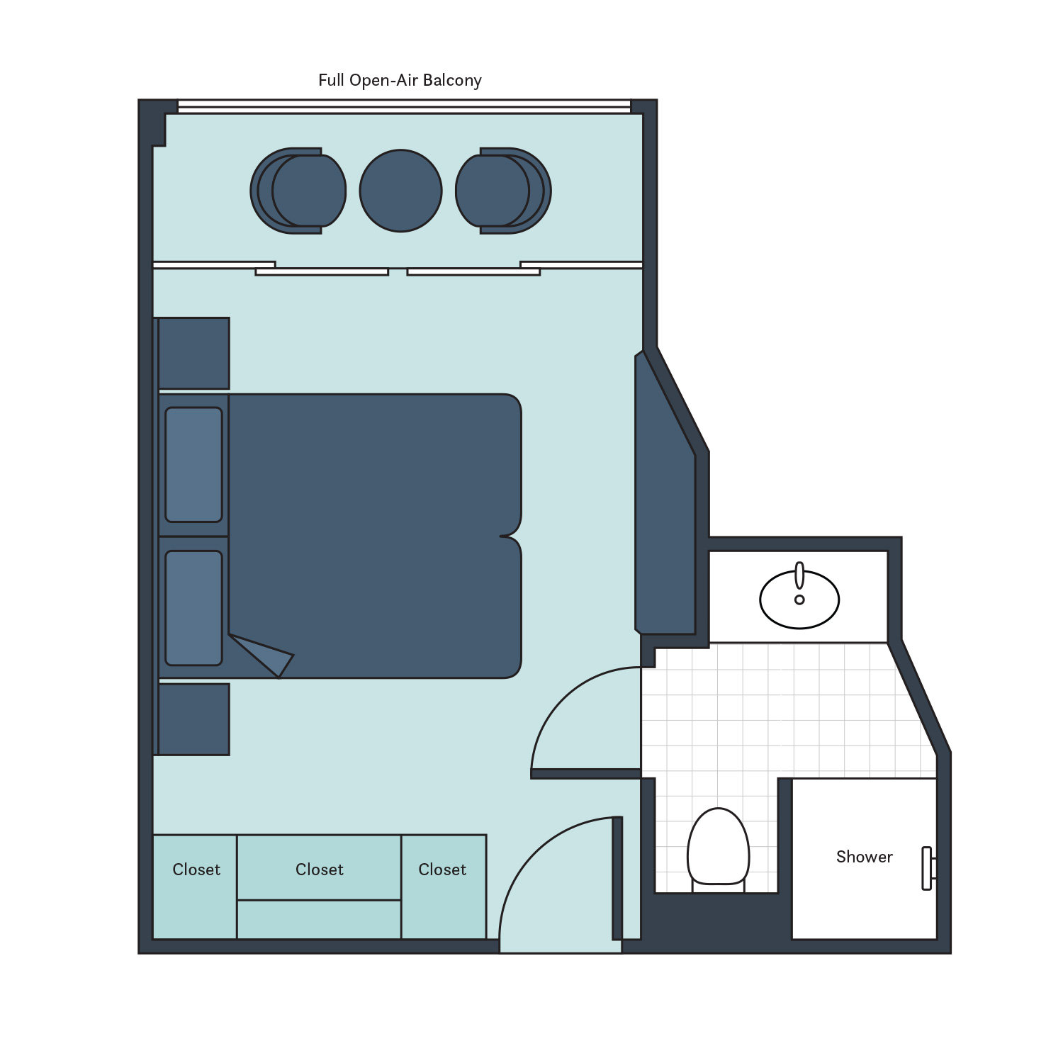 UNIWORLD Boutique River Cruises S.S. Antoinette Deluxe Balcony Floor Plan.png