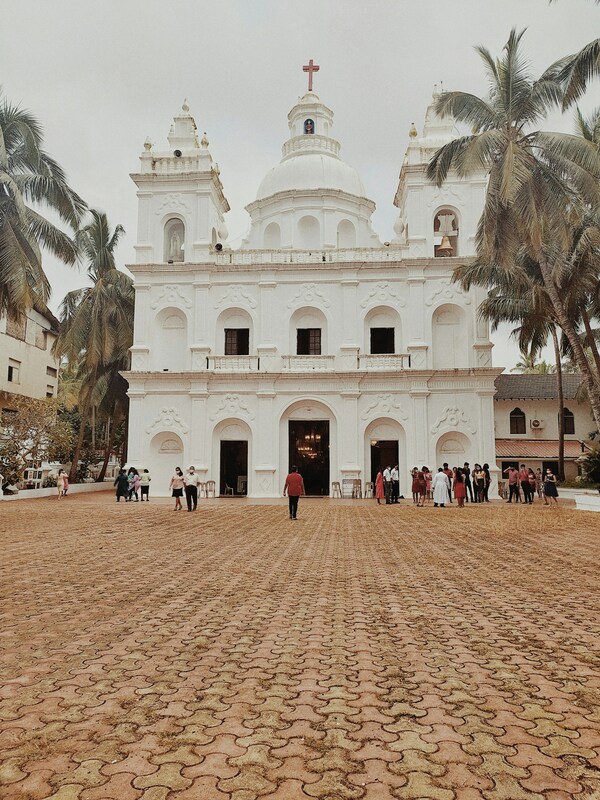 A Catholic Church in Calangute, Goa, India