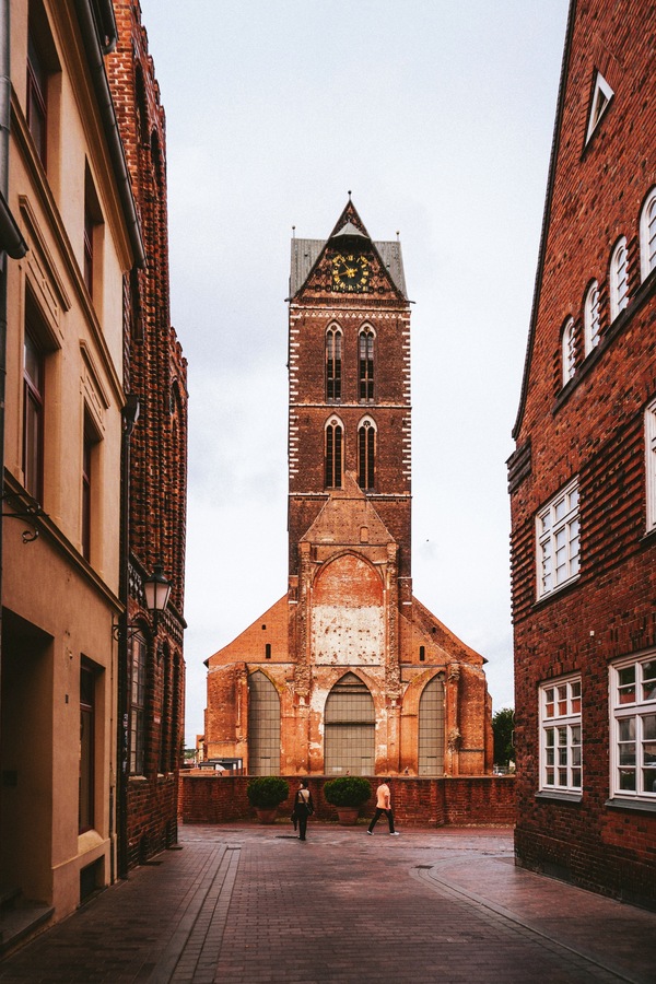 St.-Marien-Kirchturm Wismar, St.-Marien-Kirchhof, Wismar, Germany