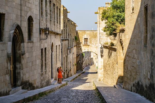 Cobblestone Street, Rhodes