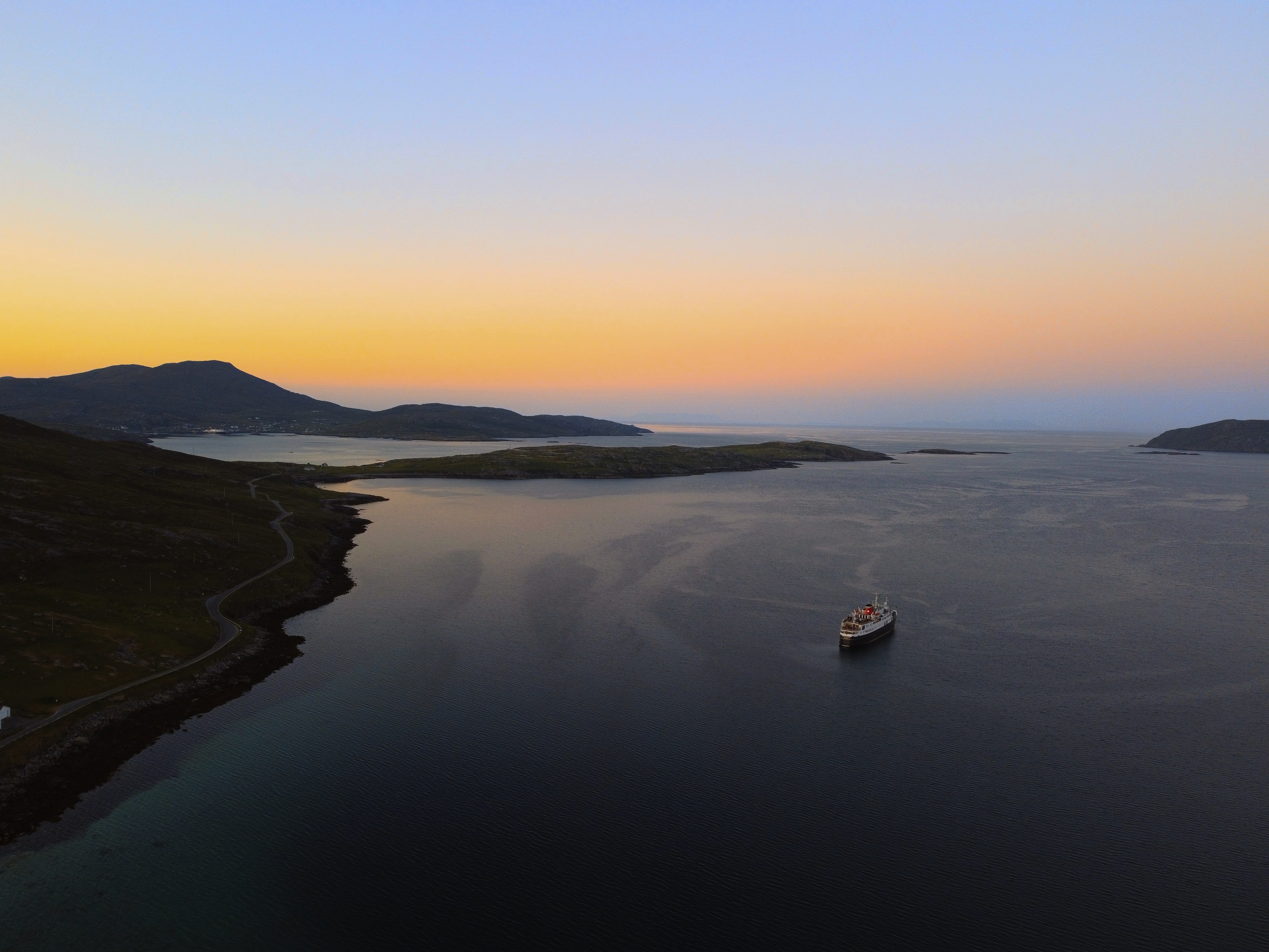 Hebridean Island Cruises Hebridean Princess Vatersay sunset.jpg