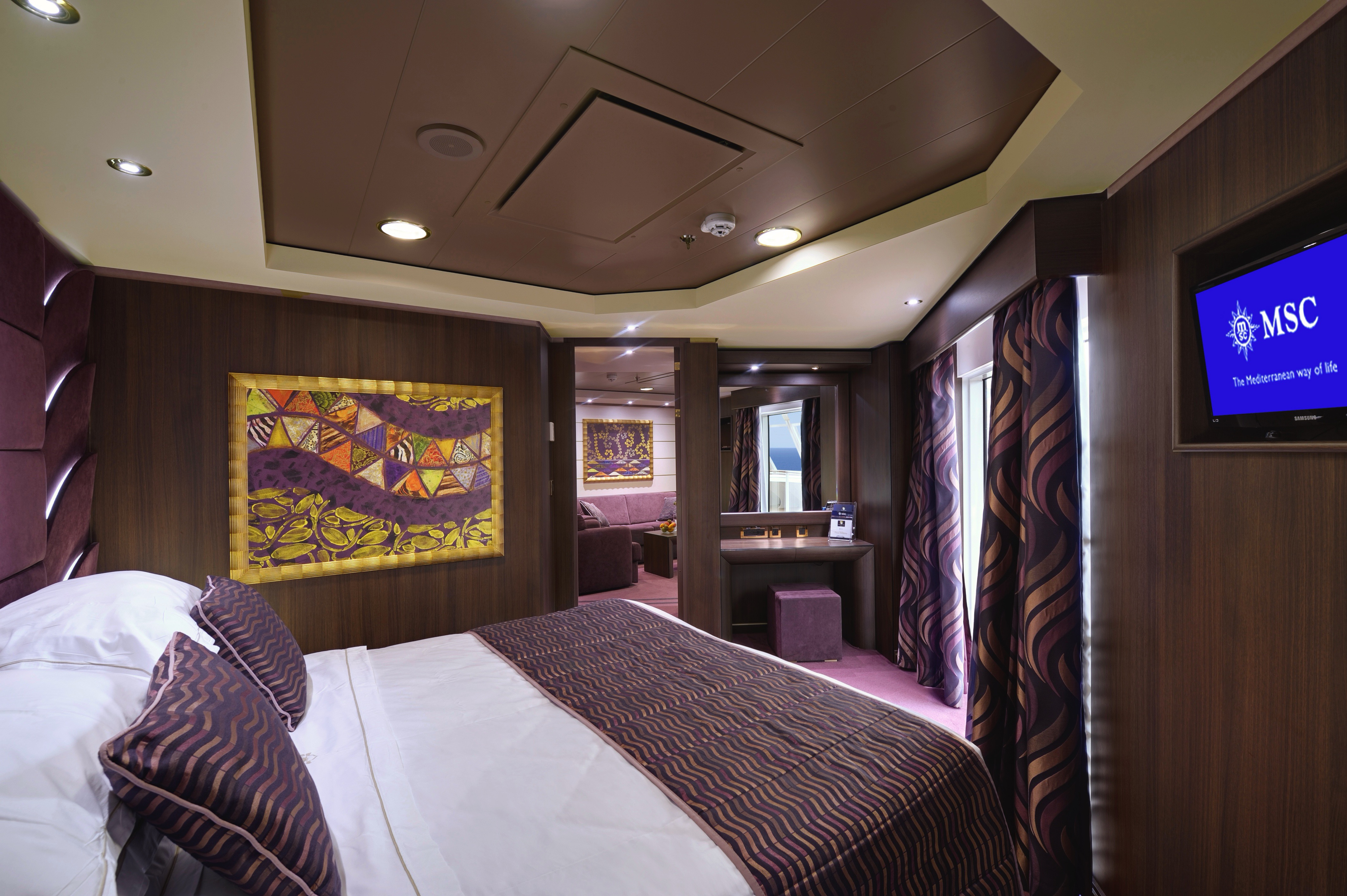 MSC Yacht Club Executive and Family Suite with Balcony