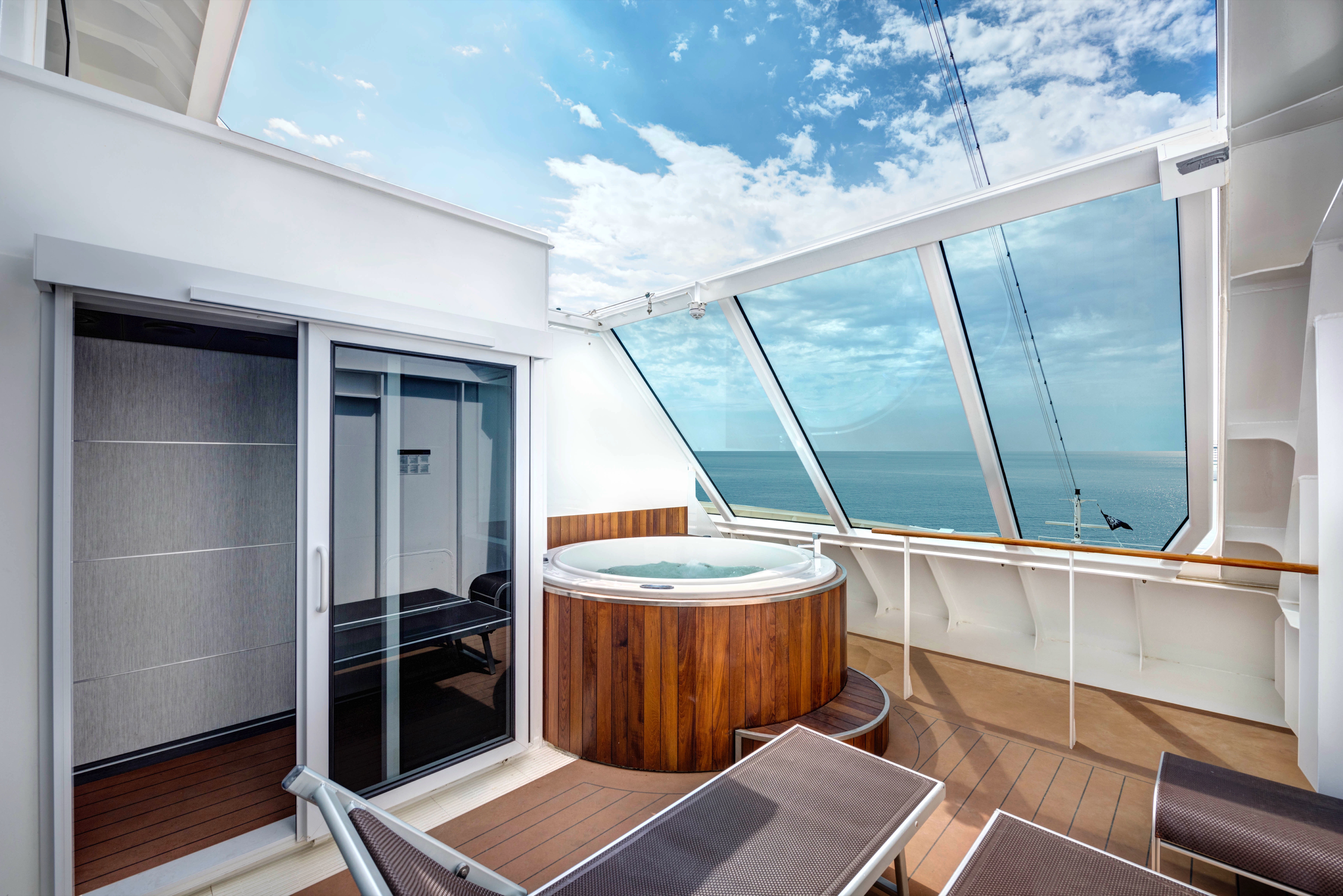 MSC Yacht Club Duplex Suite with Whirlpool