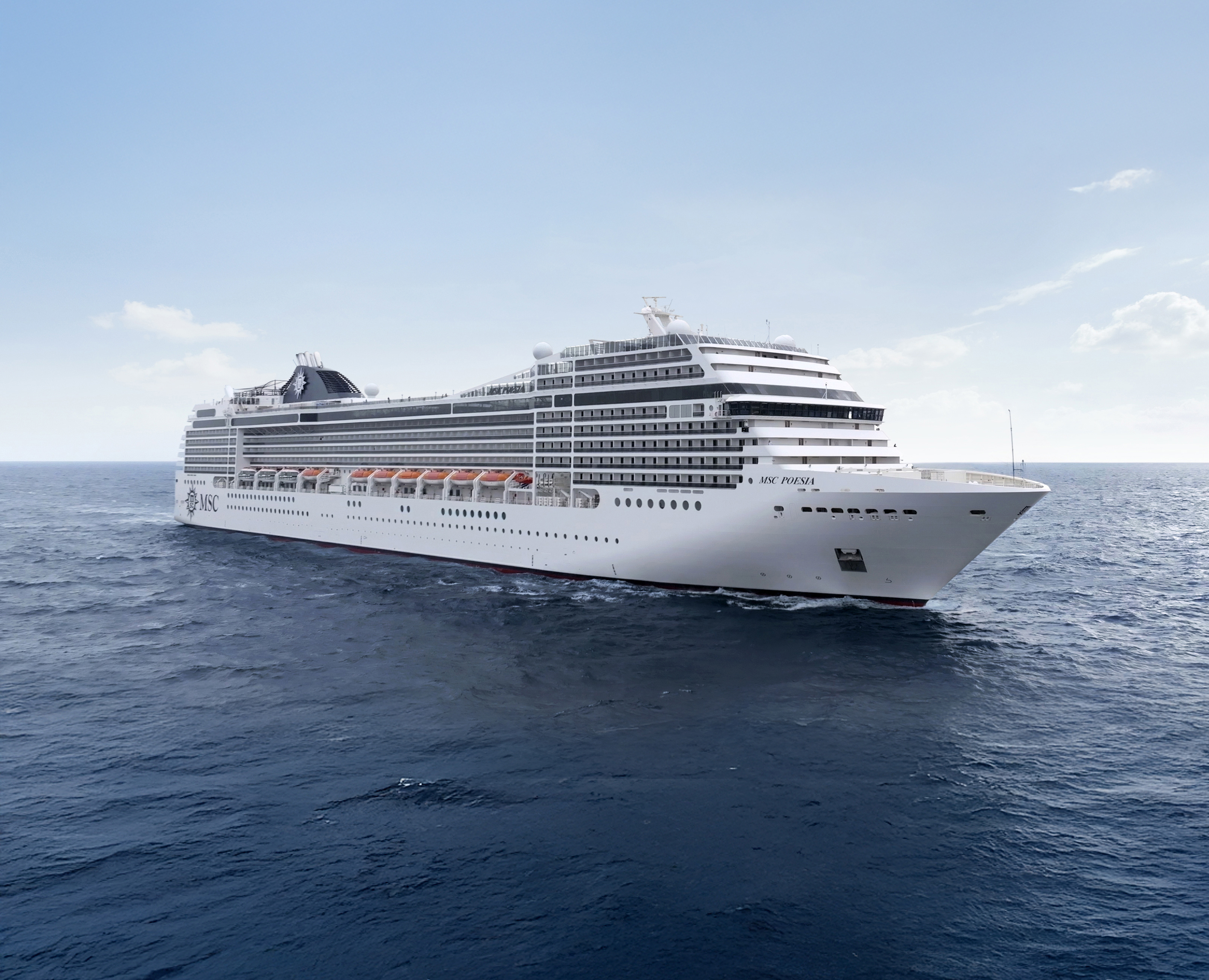 MSC Poesia: Ship exterior