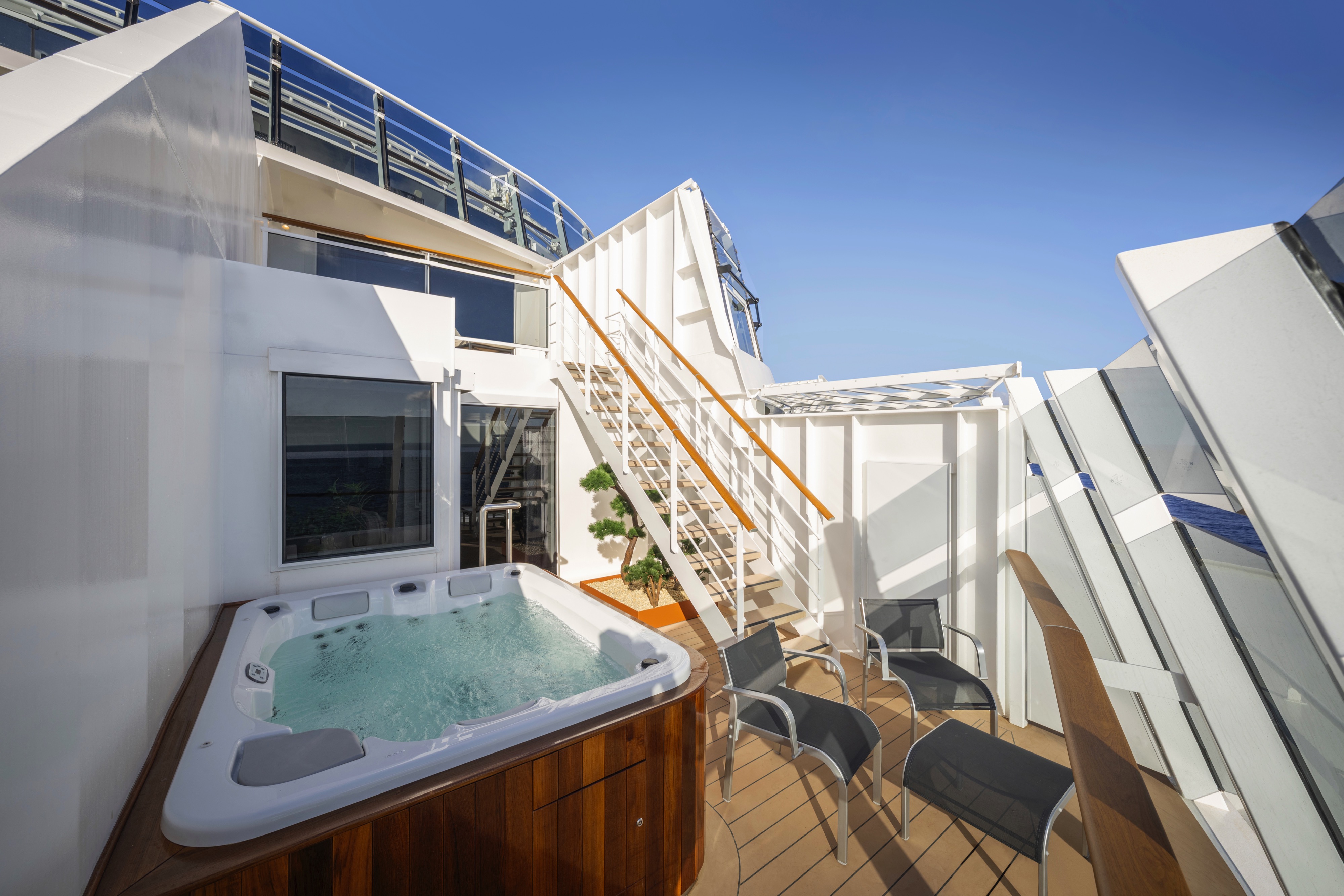 MSC Yacht Club Duplex Suite with Jacuzzi
